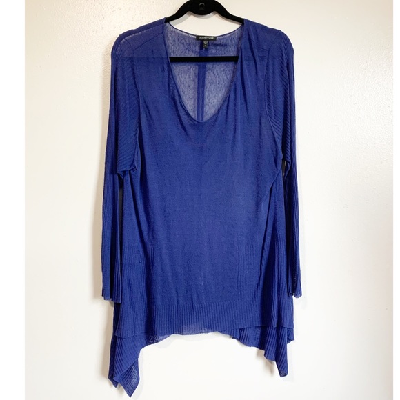 Eileen Fisher Tops - SALE🔥 Eileen Fisher Purple Linen Viscose V- Neck Tunic